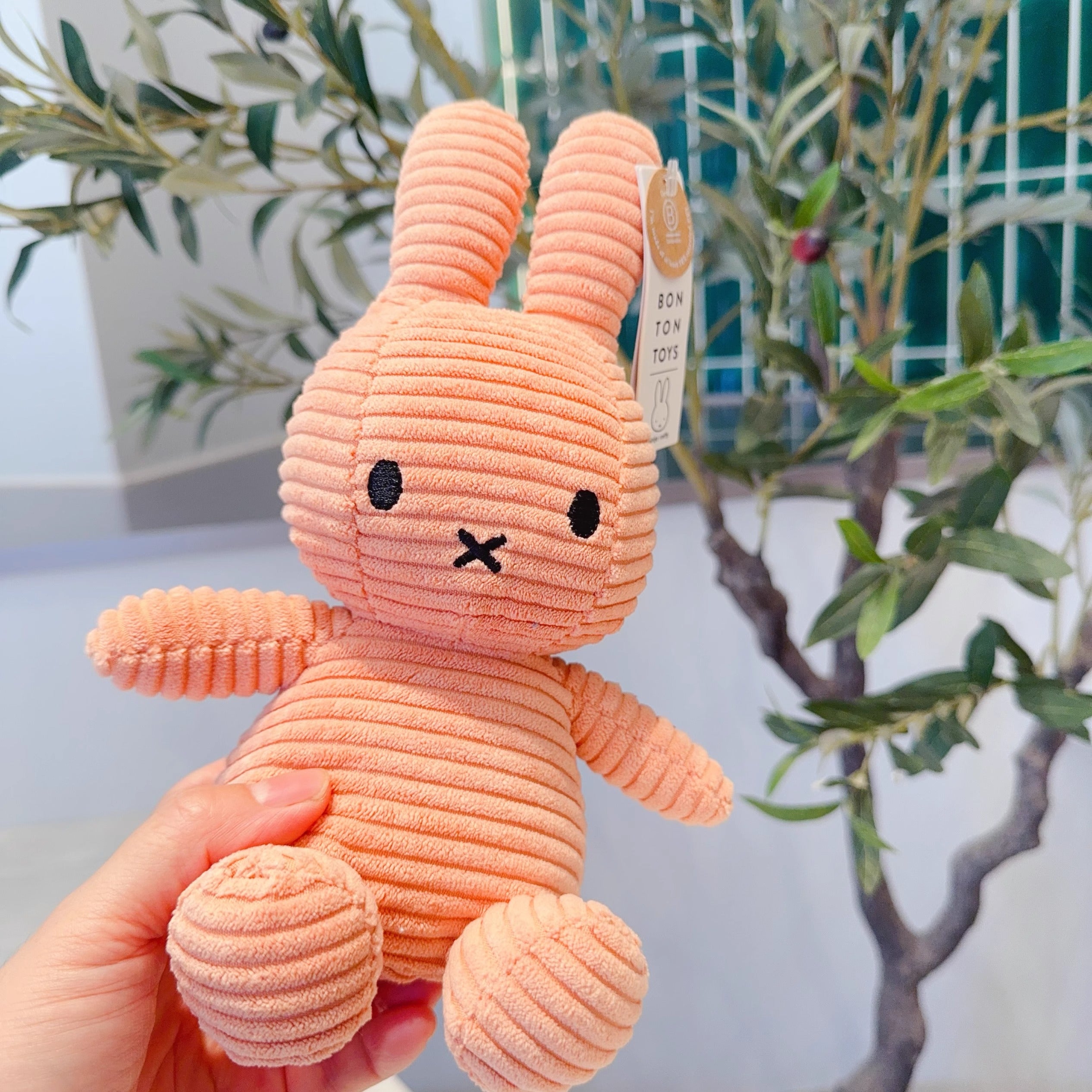 Exported to the Netherlands original Miffy rabbit corduroy bunny plush toy doll baby comfort gift
