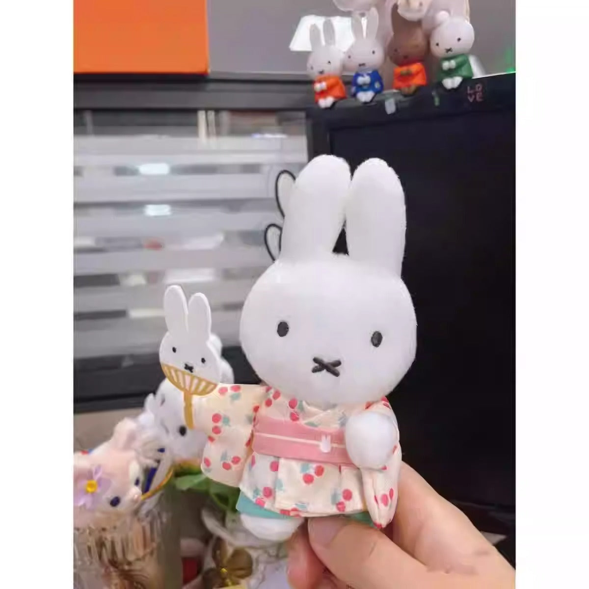 Japanese cute Yokohama zakka yukata Miffy cute plush doll figure gift pendant ornaments