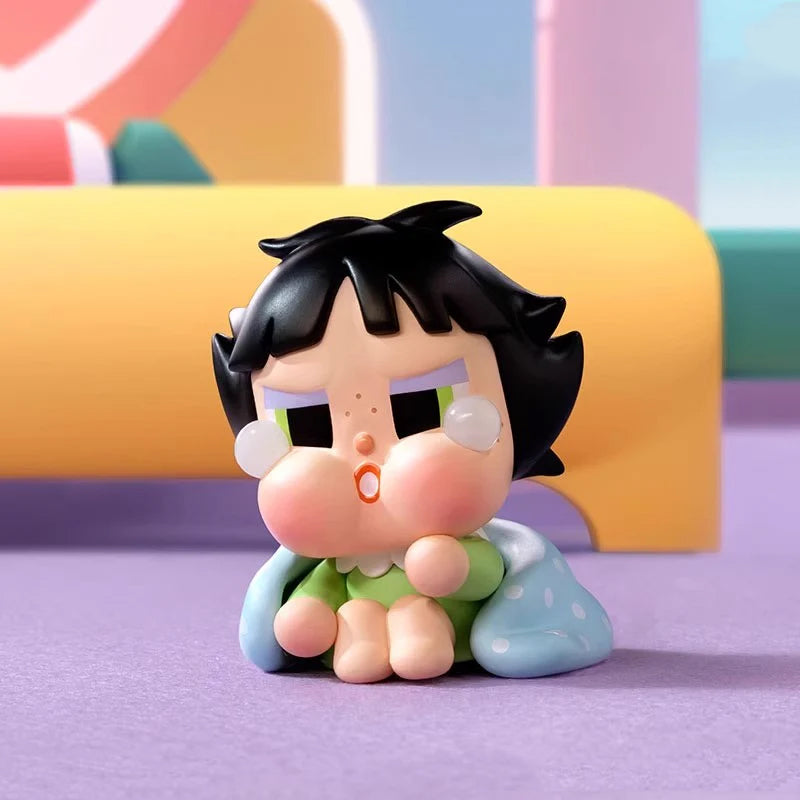 POPMART CRYBABY×Powerpuff Girls Figure Blind Box Toys with Cute Gifts and Ornaments