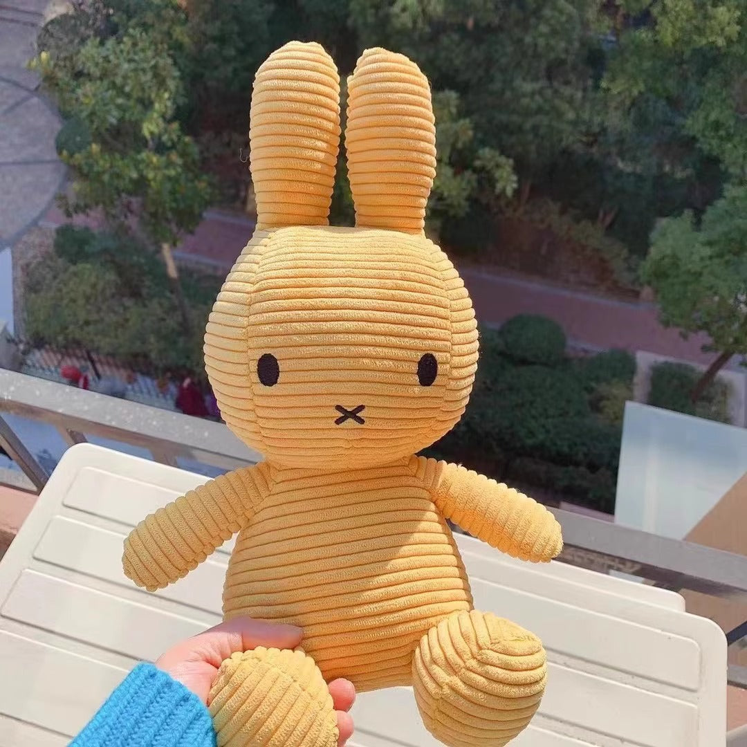 Exported to the Netherlands original Miffy rabbit corduroy bunny plush toy doll baby comfort gift