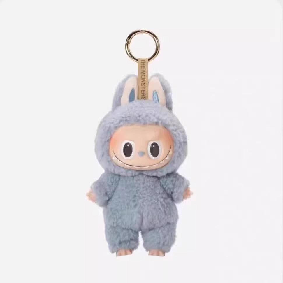 LABUBU Labuba Generation Heart-beating Macaron Vinyl Face Blind Box Pendant Plush Doll Doll Figure Gift