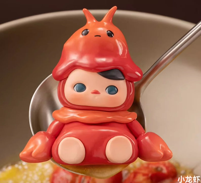 POPMART PUCKY Biqi Elf Food Restaurant Series Figures Blind Box Gift Ornaments