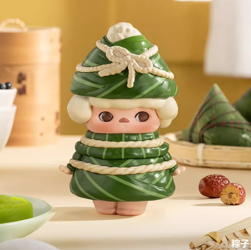 POPMART PUCKY Biqi Elf Food Restaurant Series Figures Blind Box Gift Ornaments