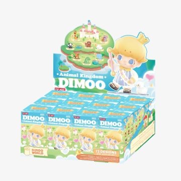 POPMART DIMOO Animal Kingdom Series Figure Blind Box Boyfriend Valentine's Day Gift Ornaments