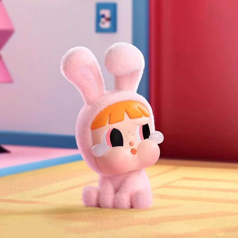 POPMART CRYBABY×Powerpuff Girls Figure Blind Box Toys with Cute Gifts and Ornaments