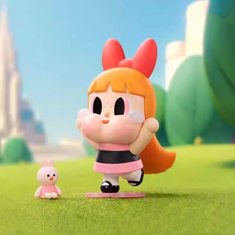 POPMART CRYBABY×Powerpuff Girls Figure Blind Box Toys with Cute Gifts and Ornaments