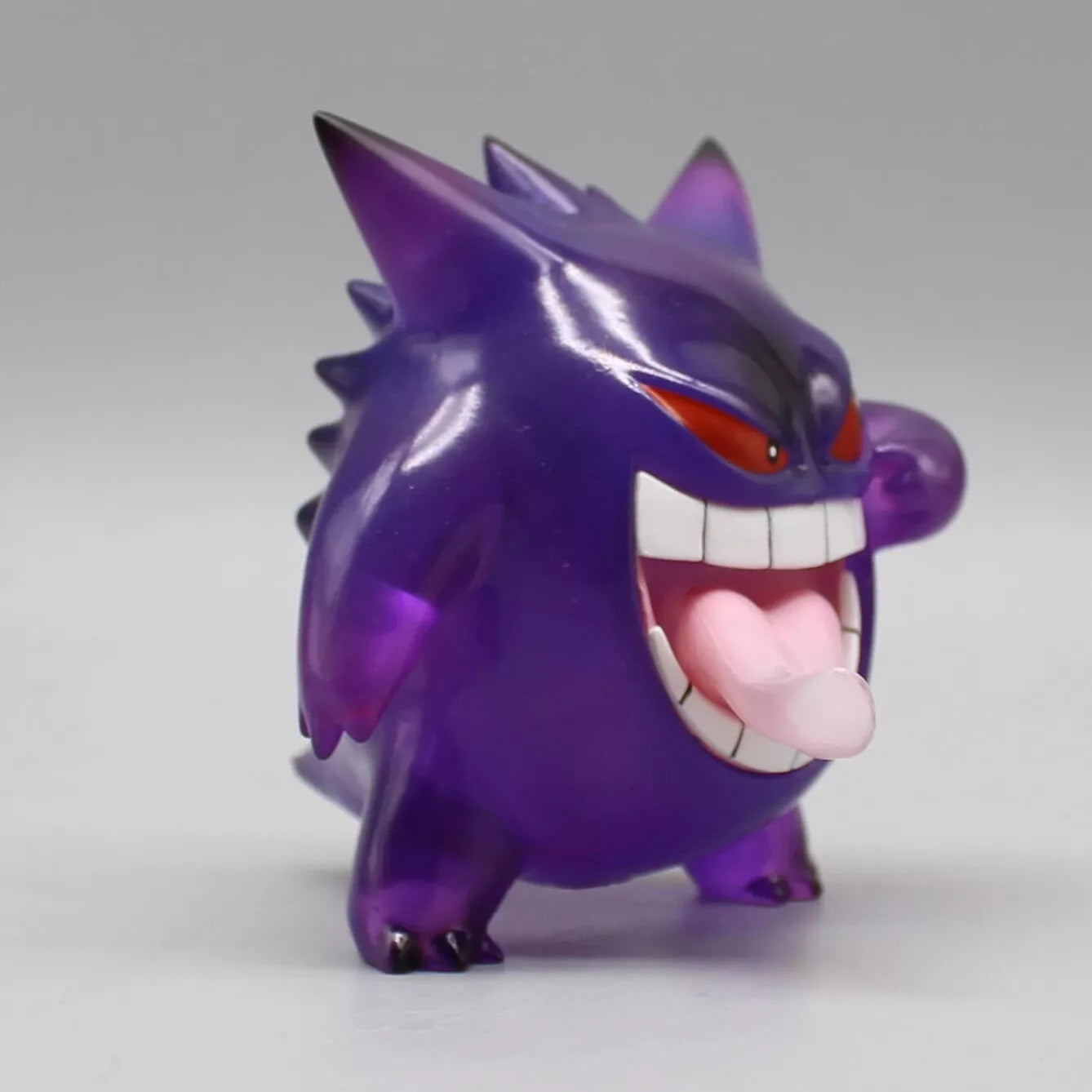 9cm Pokemon Anime Figures Gk Gengar Action Figure Transparent Gengar Cute Figurine PVC Model Doll Room Decoration Toy Boy Gifts