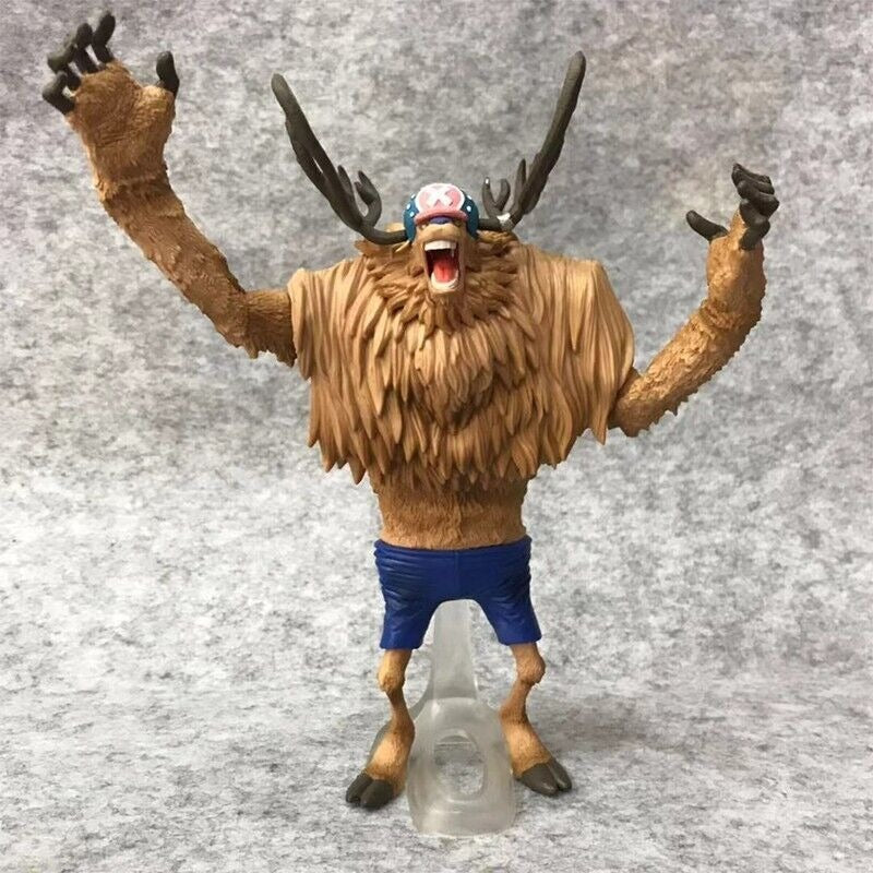 21cm One Piece Anime Figure Chopper King Of Artist The Tony Chopper Action Toys Collectible Pvc Model Toy For Kids Surprise Gift