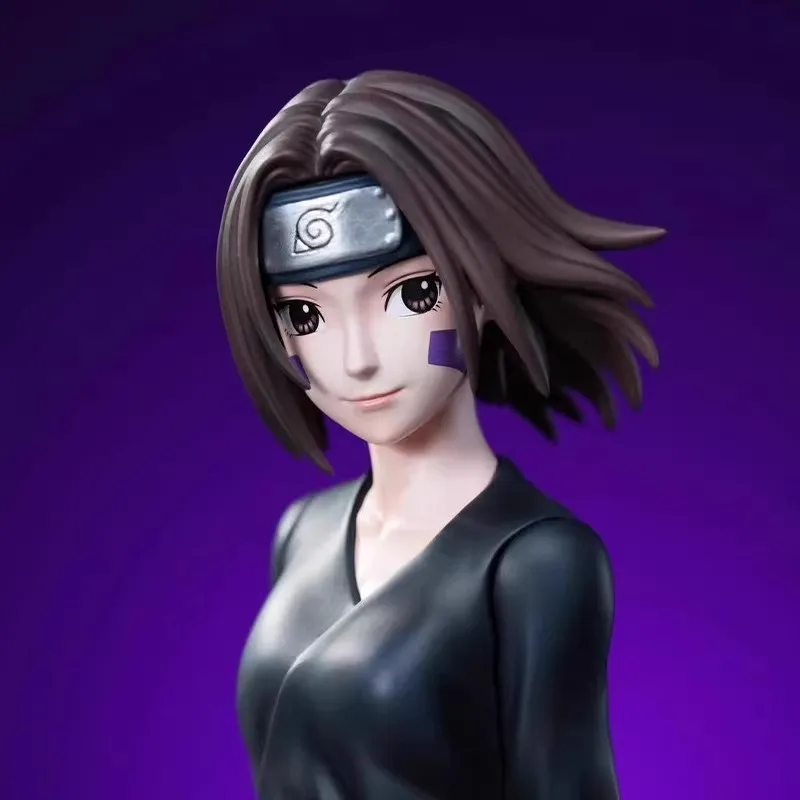 Naruto Anime Figure Nohara Rin Action Figurine 24cm PVC Standing Statue Model Collection Dolls Bedroom Decoration Toys Kids Gift