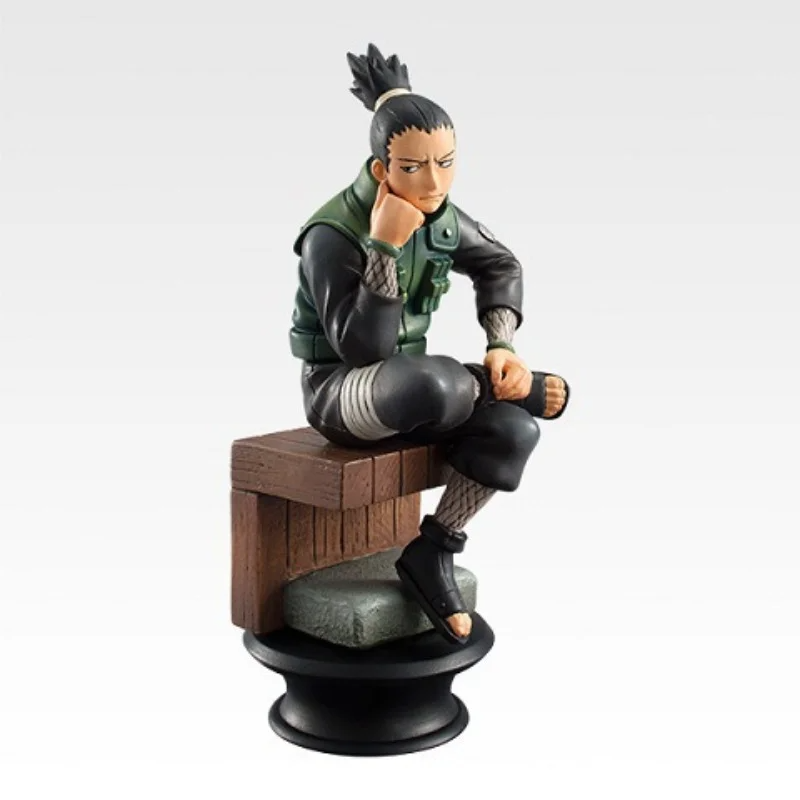 6pcs/set Anime Naruto Chess Version Kakashi Shikamaru Sasuke Manga Figurine Statue PVC Action Figure Collectible Model Doll Toys