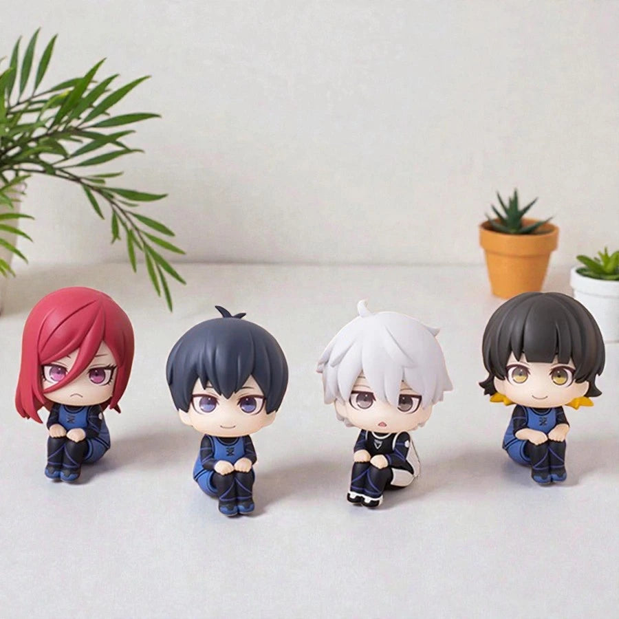 Blue Lock Look Up Anime Figure – Isagi Yoichi / Nagi Seishiro / Bachira Meguru | 10cm Q-Version Collectible Model Toy Gift
