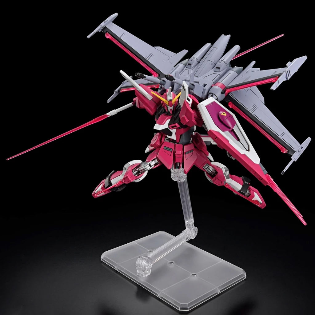 Bandai MG Master Grade Series MG195 ZGMF-X09A Justice Gundam Anime Action Assembly Figures Model Toys Collectible Model