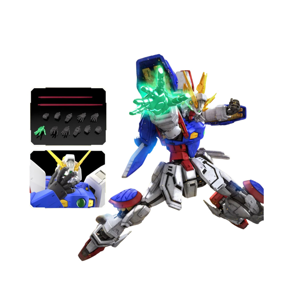 BANDAI RG 1/144 Mobile Fighter G Gundam SHINING GUNDAM Assembly Model Ver. Anime Action Figures Model Collection Toy