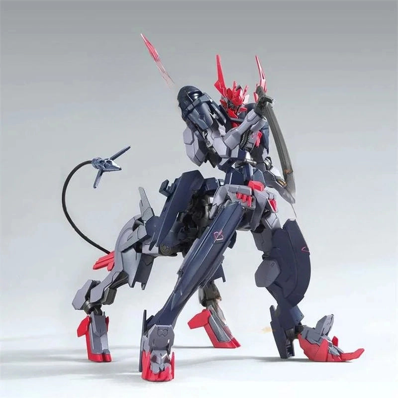 Gundam Model Kit Anime Figure HG 1/144 Gundam Barbataurus Collection Gunpla Anime Action Figure Toys for Children