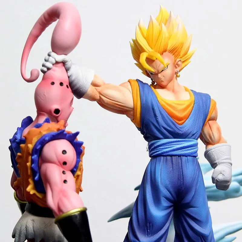 Anime Dragon Ball Son Goku Figure Super Saiyan Goku Vs Majin Buu Action Figures Statue Collection Model Kids Toys Birthday Gifts